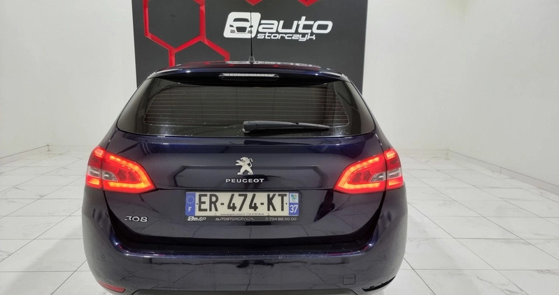 Peugeot 308 cena 24700 przebieg: 264000, rok produkcji 2017 z Knurów małe 352